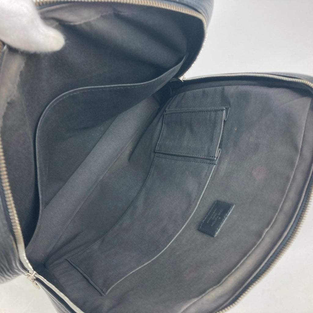 Louis Vuitton Epi Black Noir Epi Leather Briefcase