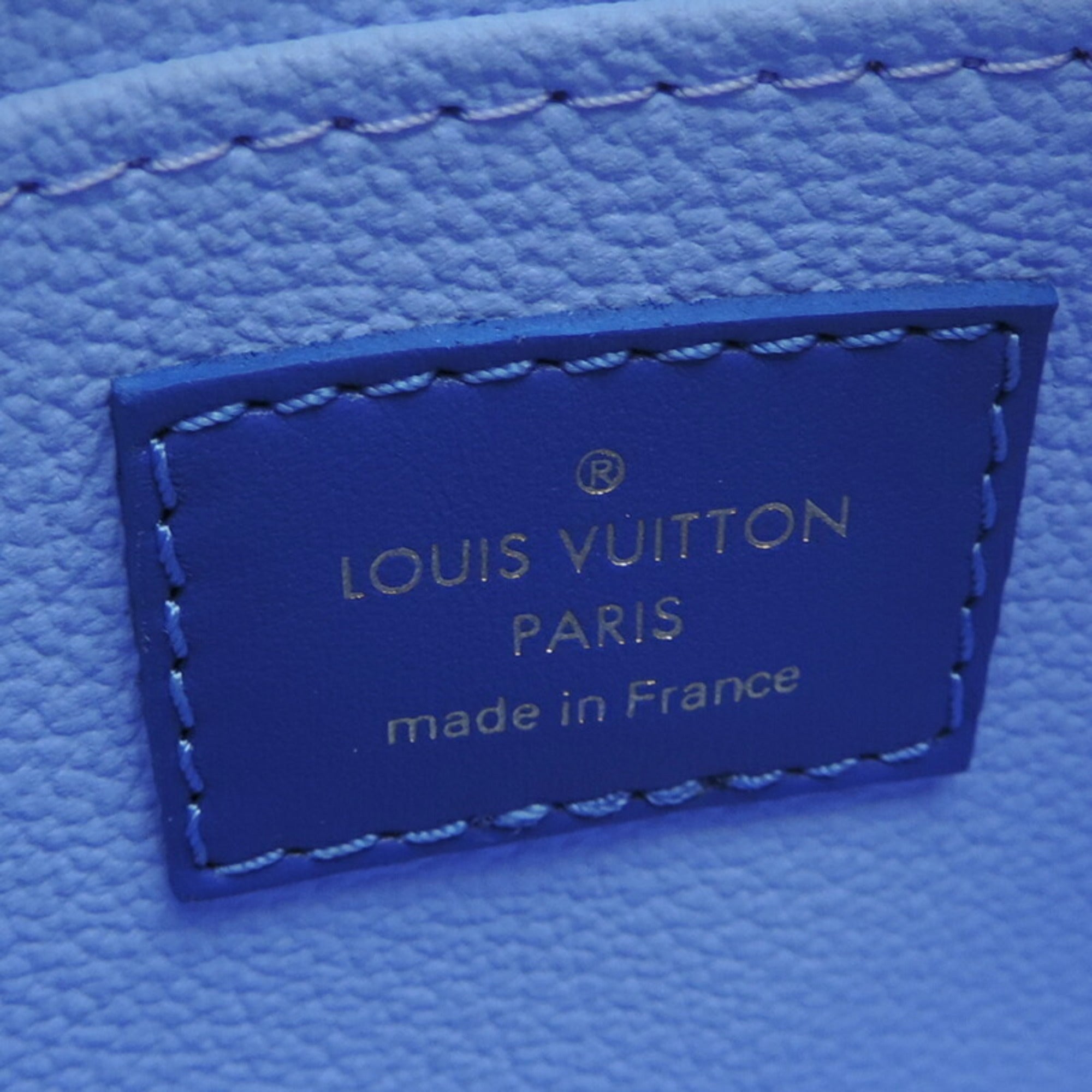 Louis Vuitton Blue White Pouch