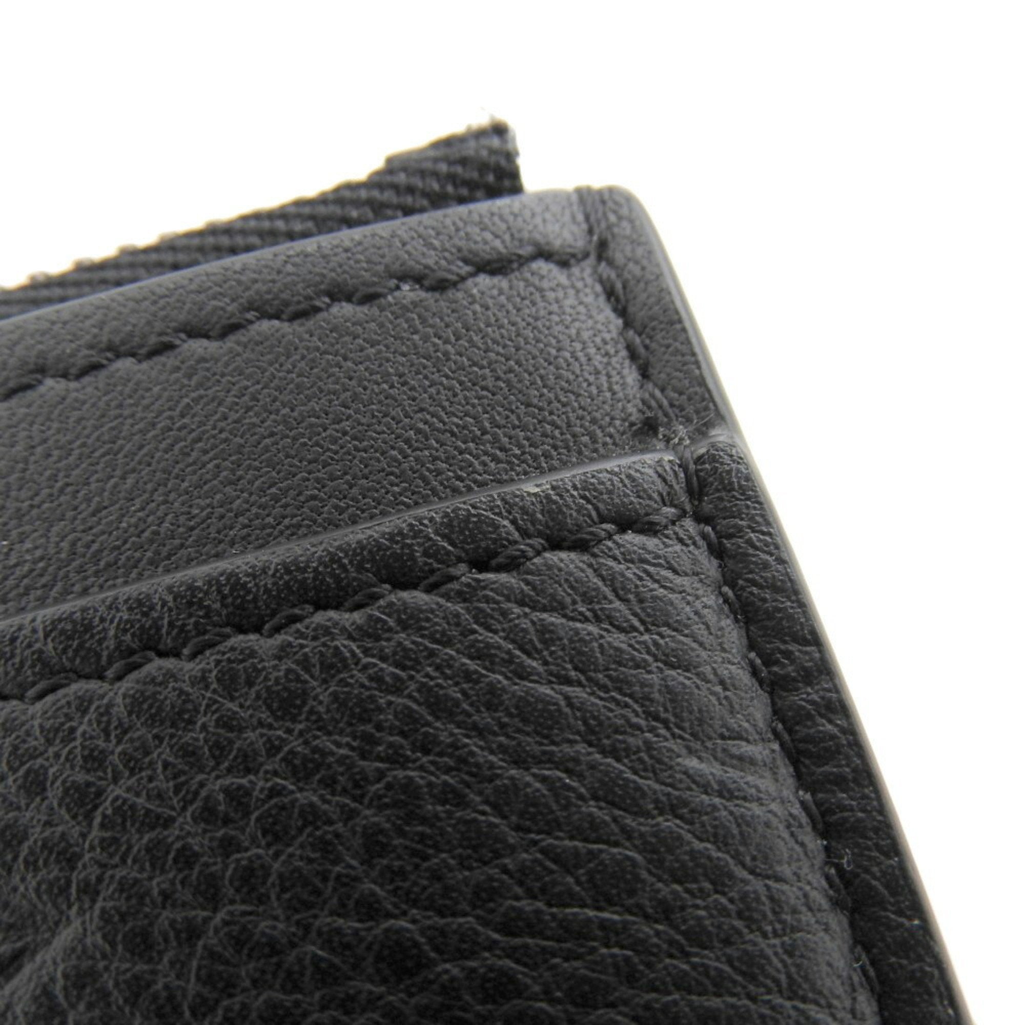 Louis Vuitton Black Noir Monogram Shadow Coin Purse/Coin Case