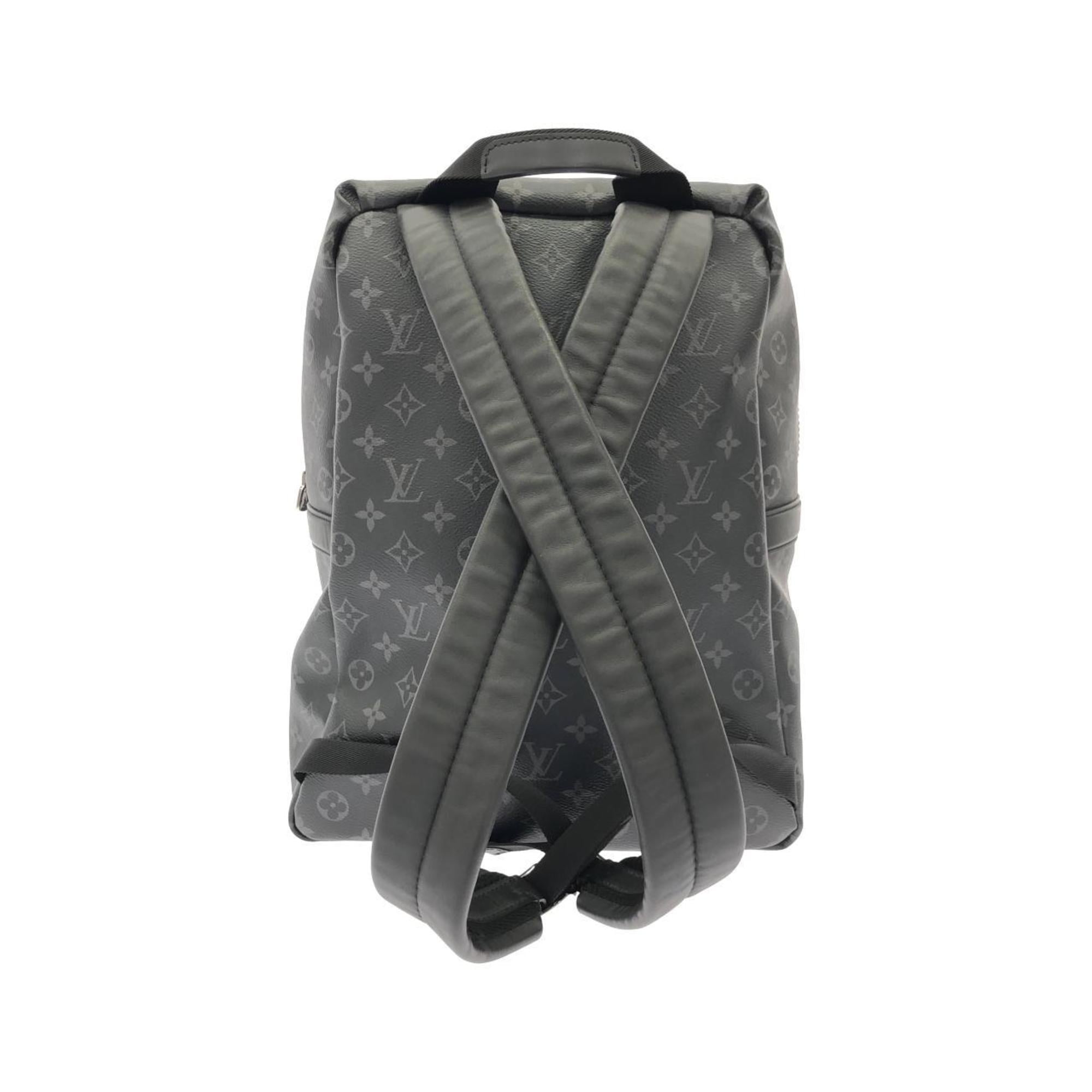 Louis Vuitton Black Coated Canvas Backpack