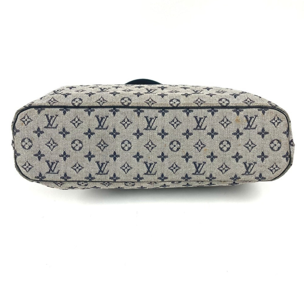 Louis Vuitton Navy Monogram Mini Canvas Leather Handbag Shoulder Bag Tote Bag