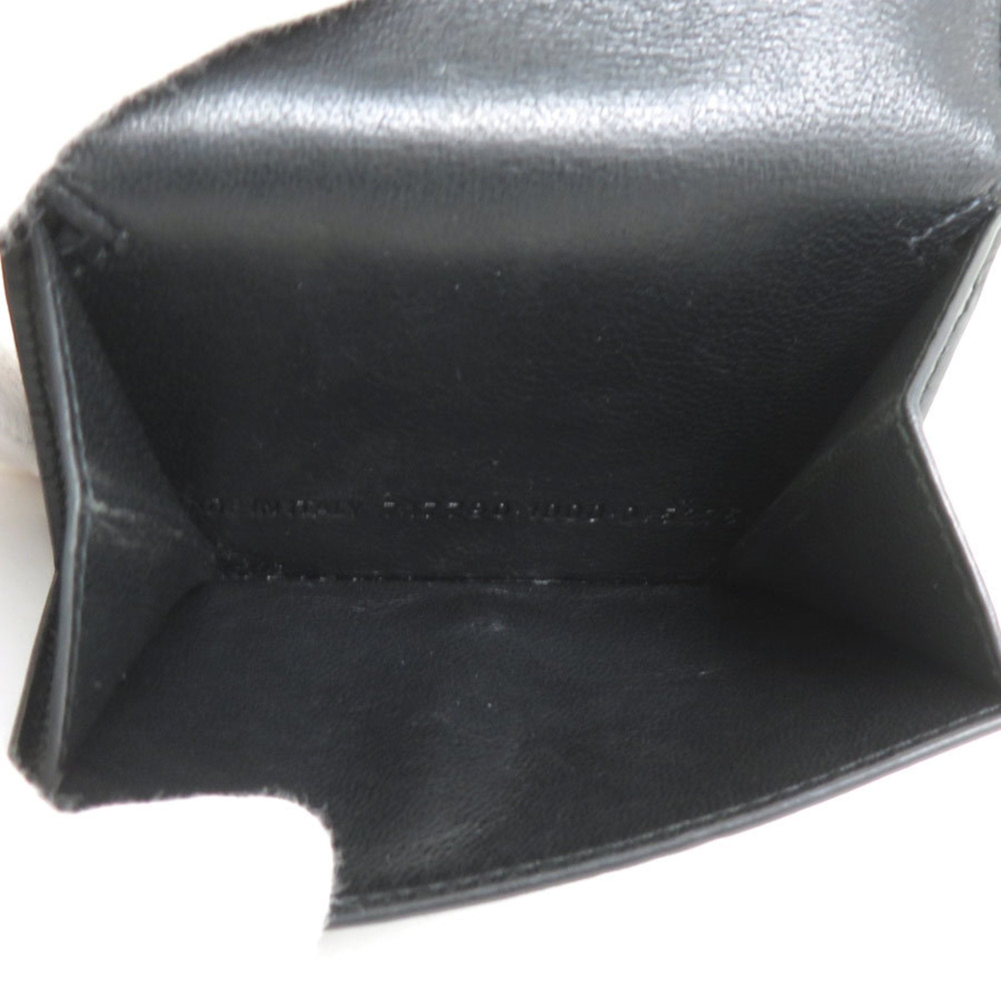 Balenciaga Black Leather Wallet (Tri-Fold)