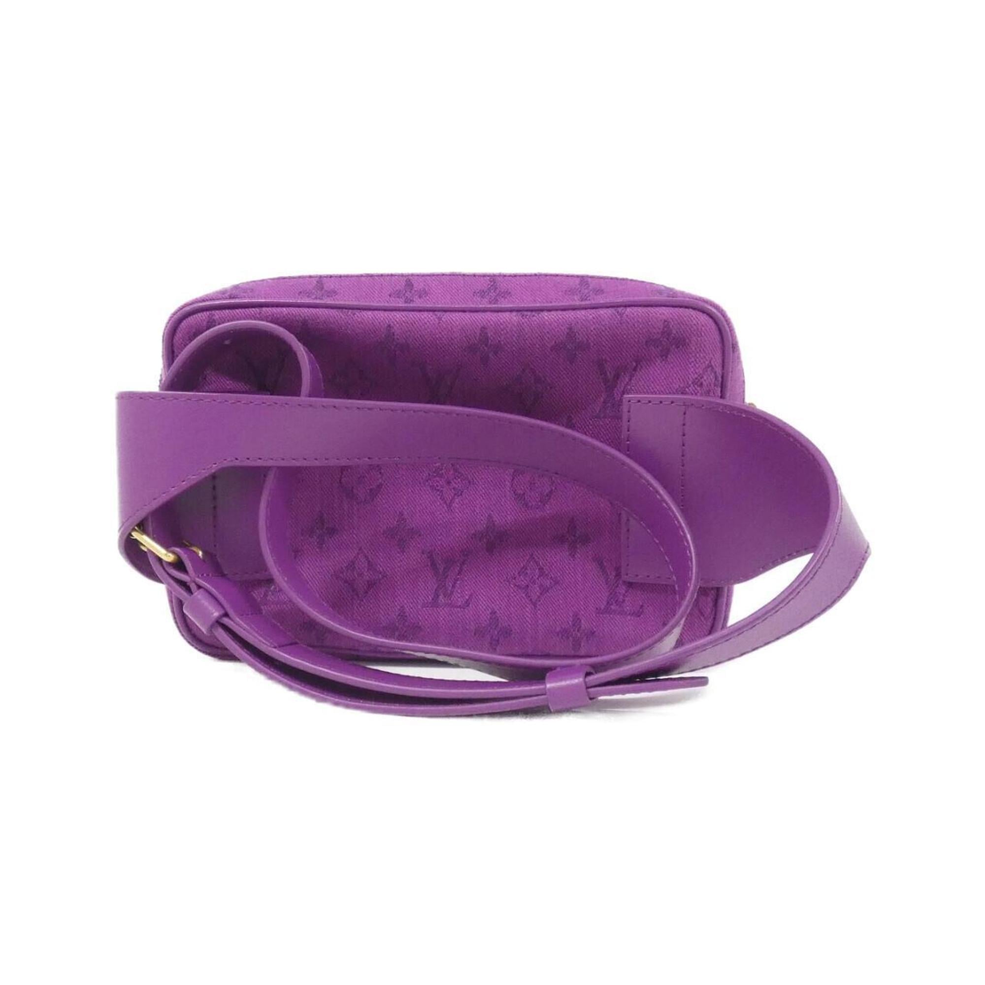 Louis Vuitton Purple Denim Canvas Shoulder Bag