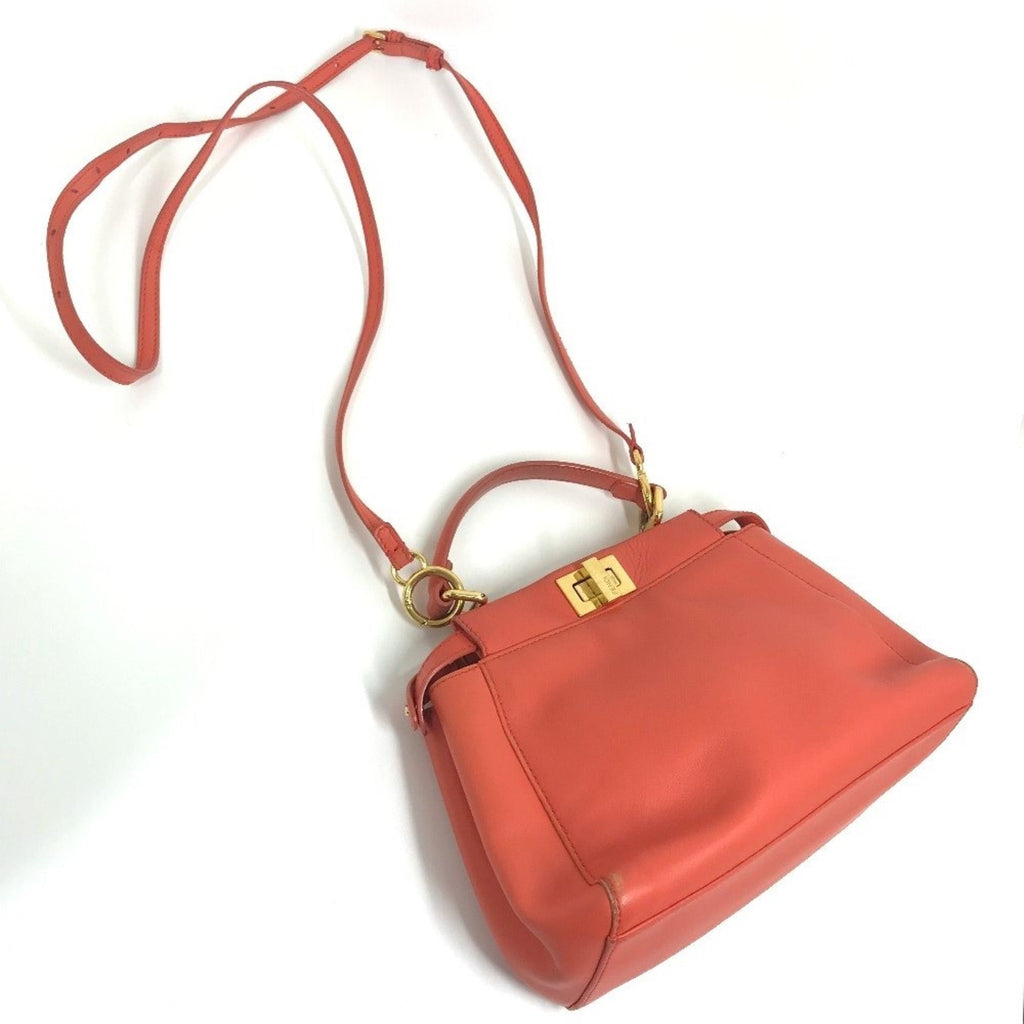 Fendi Pink Leather Handbag