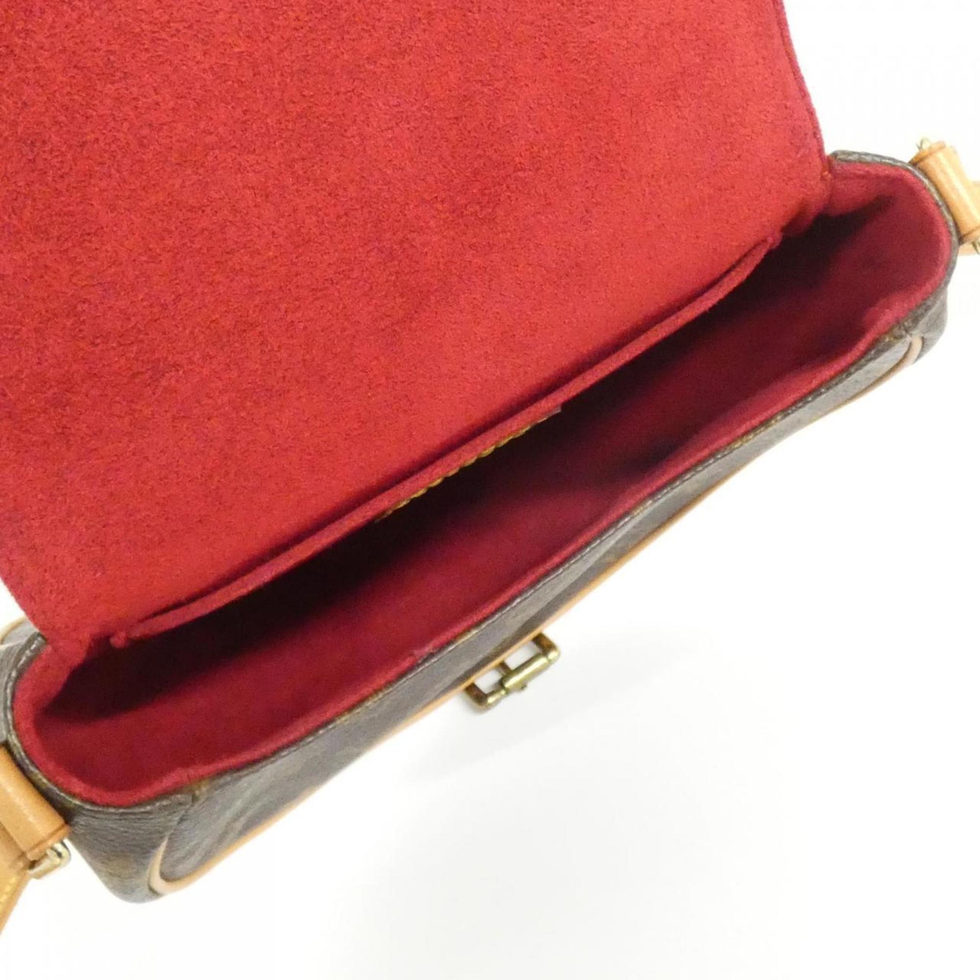 Louis Vuitton Marron Coated Canvas Shoulder Bag