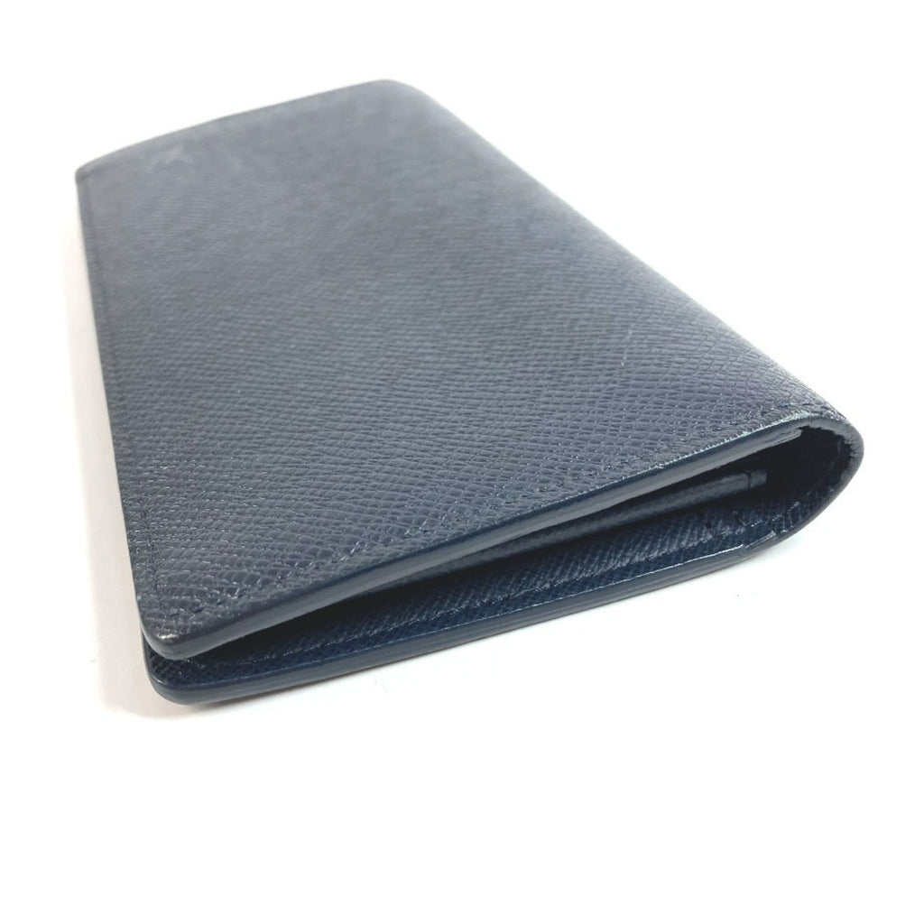 Louis Vuitton Blue Ocean Taiga Leather Leather Long Wallet