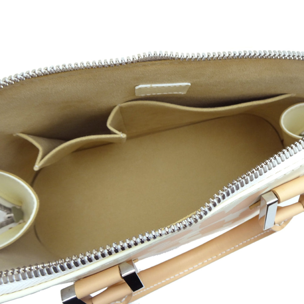 Louis Vuitton Beige White Handbag