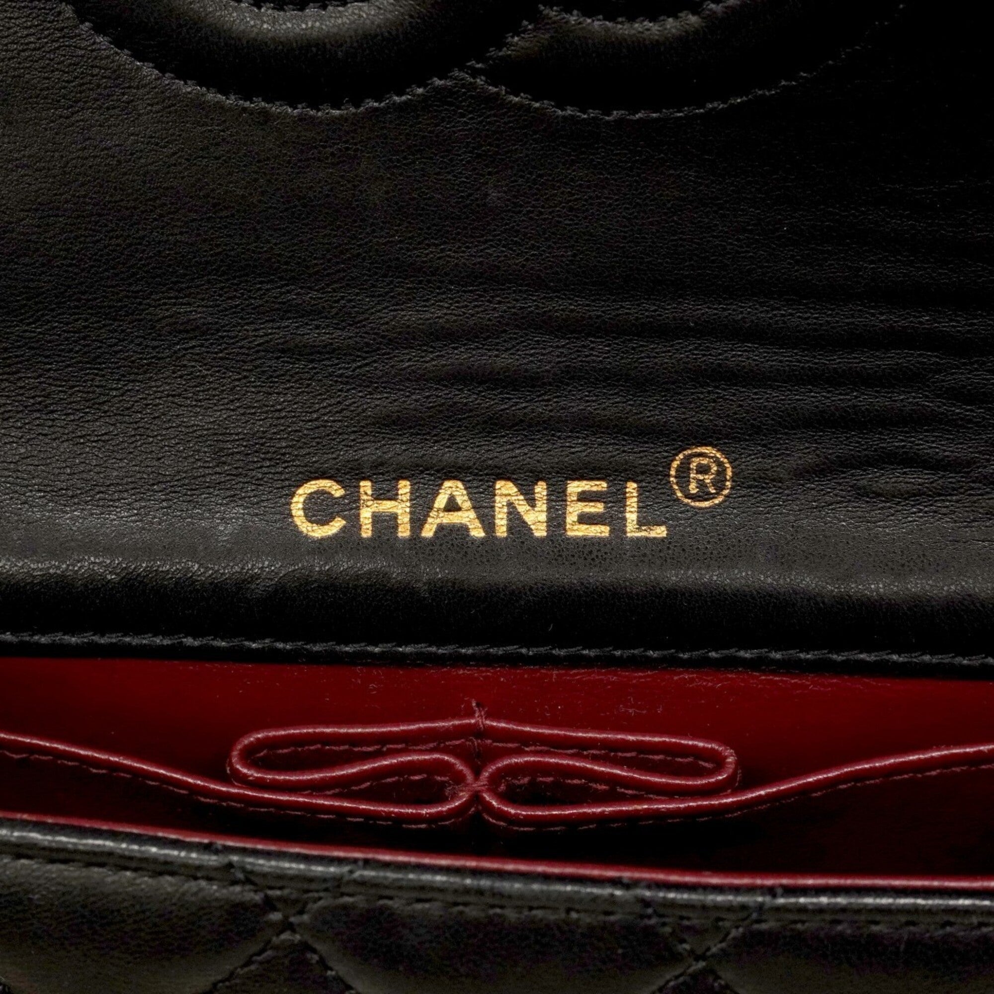 Chanel Black Leather Shoulder Bag