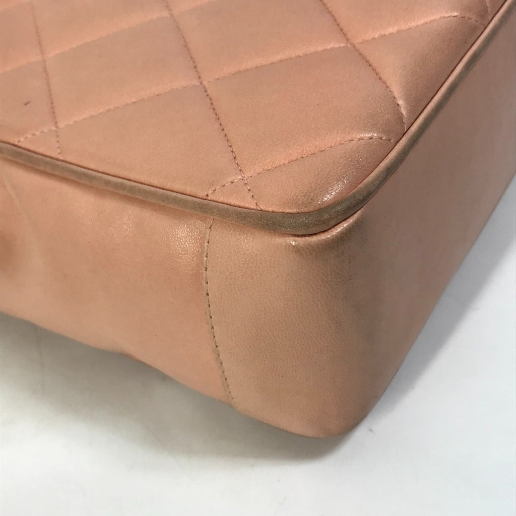 Chanel Pink Leather Shoulder Bag