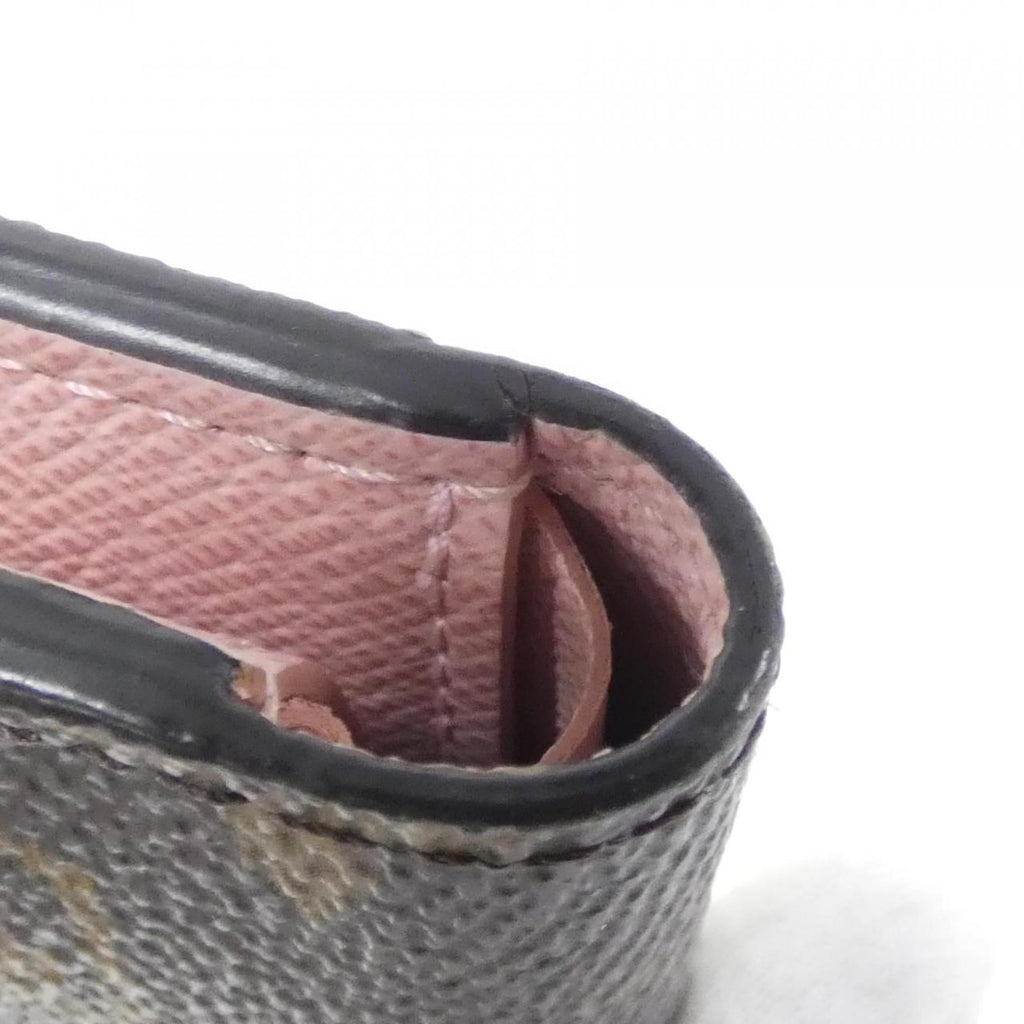 Louis Vuitton Marron Rose Ballerine Coated Canvas Wallet (Tri-Fold)