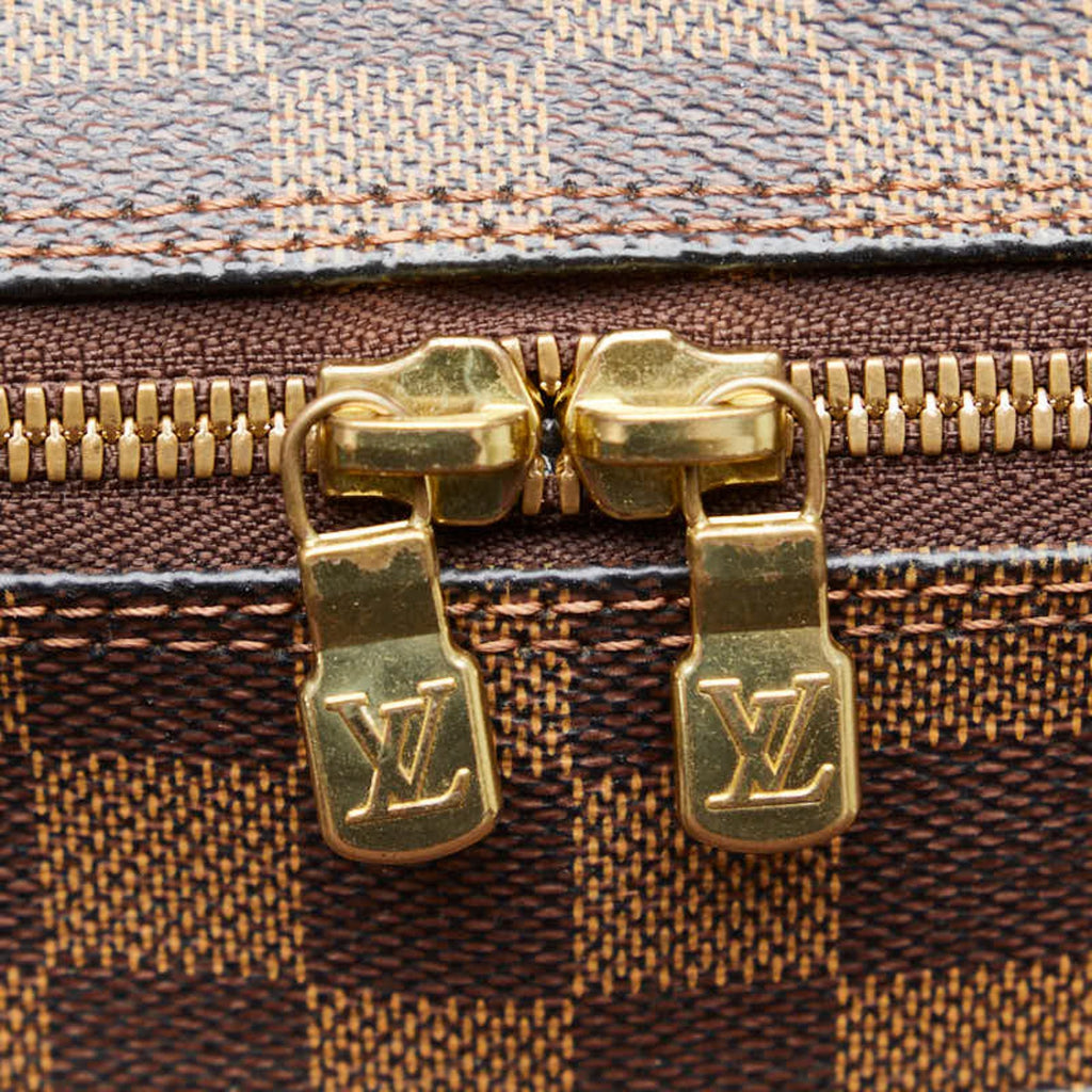 Louis Vuitton Damier Brown Pvc Leather Shoulder Bag