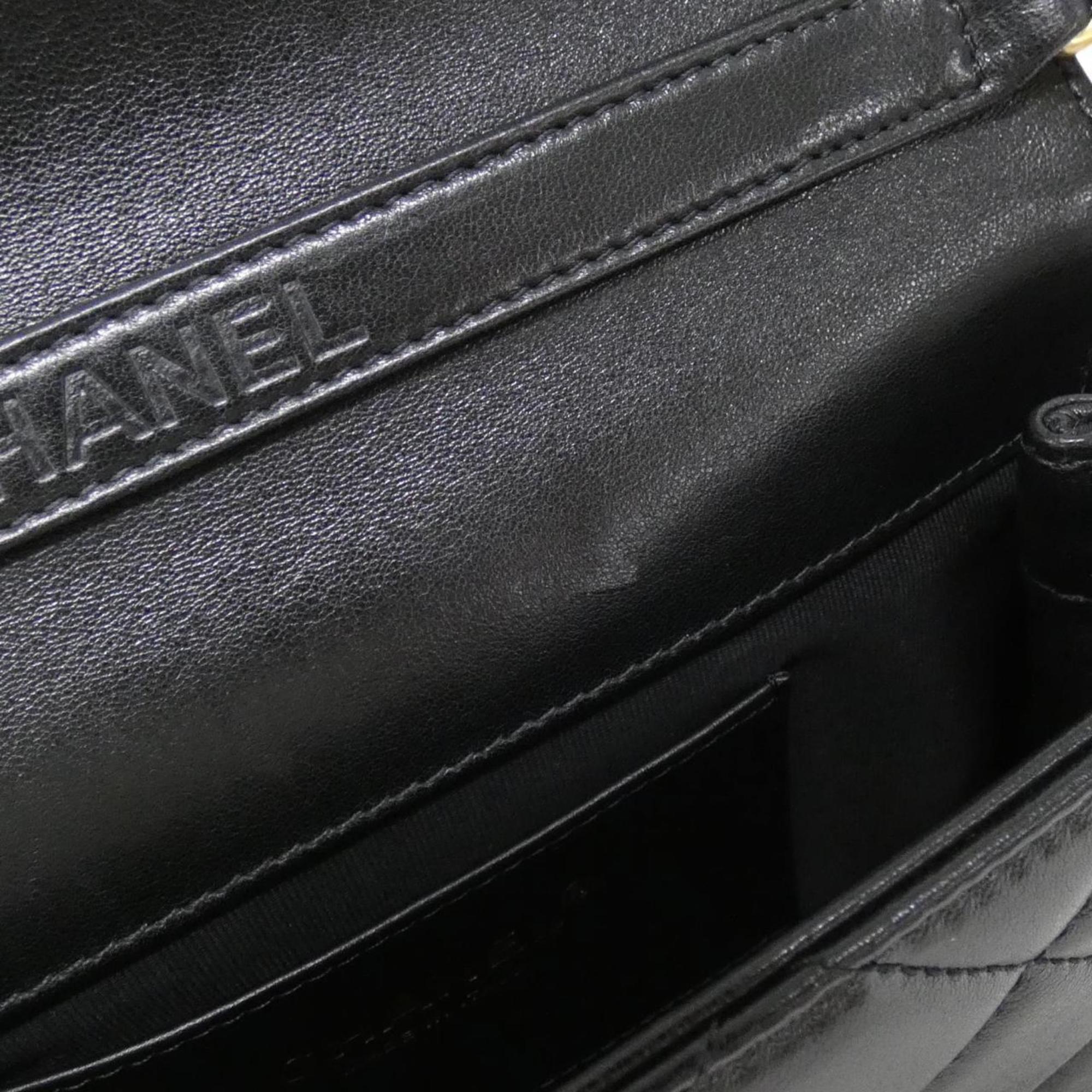 Chanel Black Leather Handbag