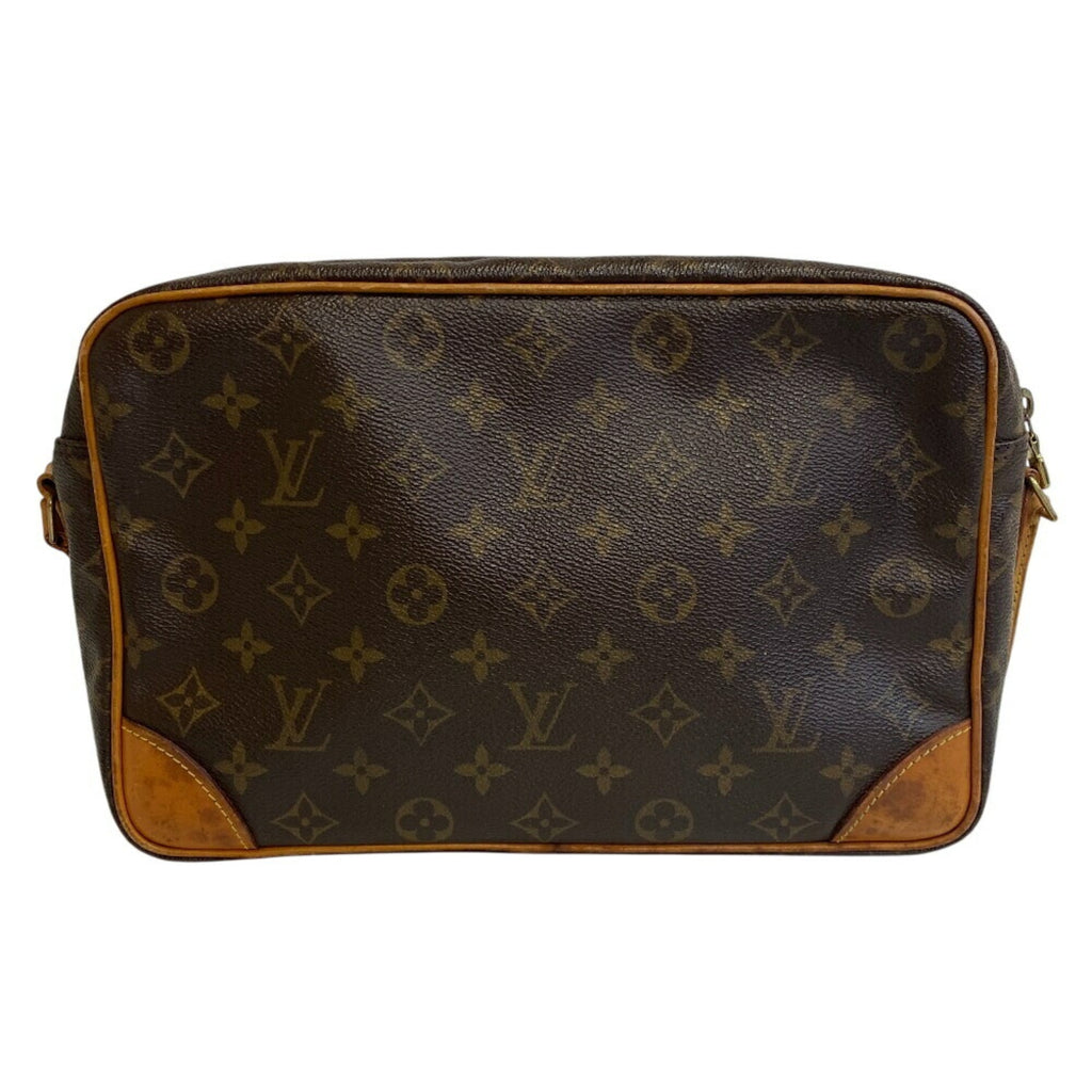 Louis Vuitton Brown Leather Shoulder Bag