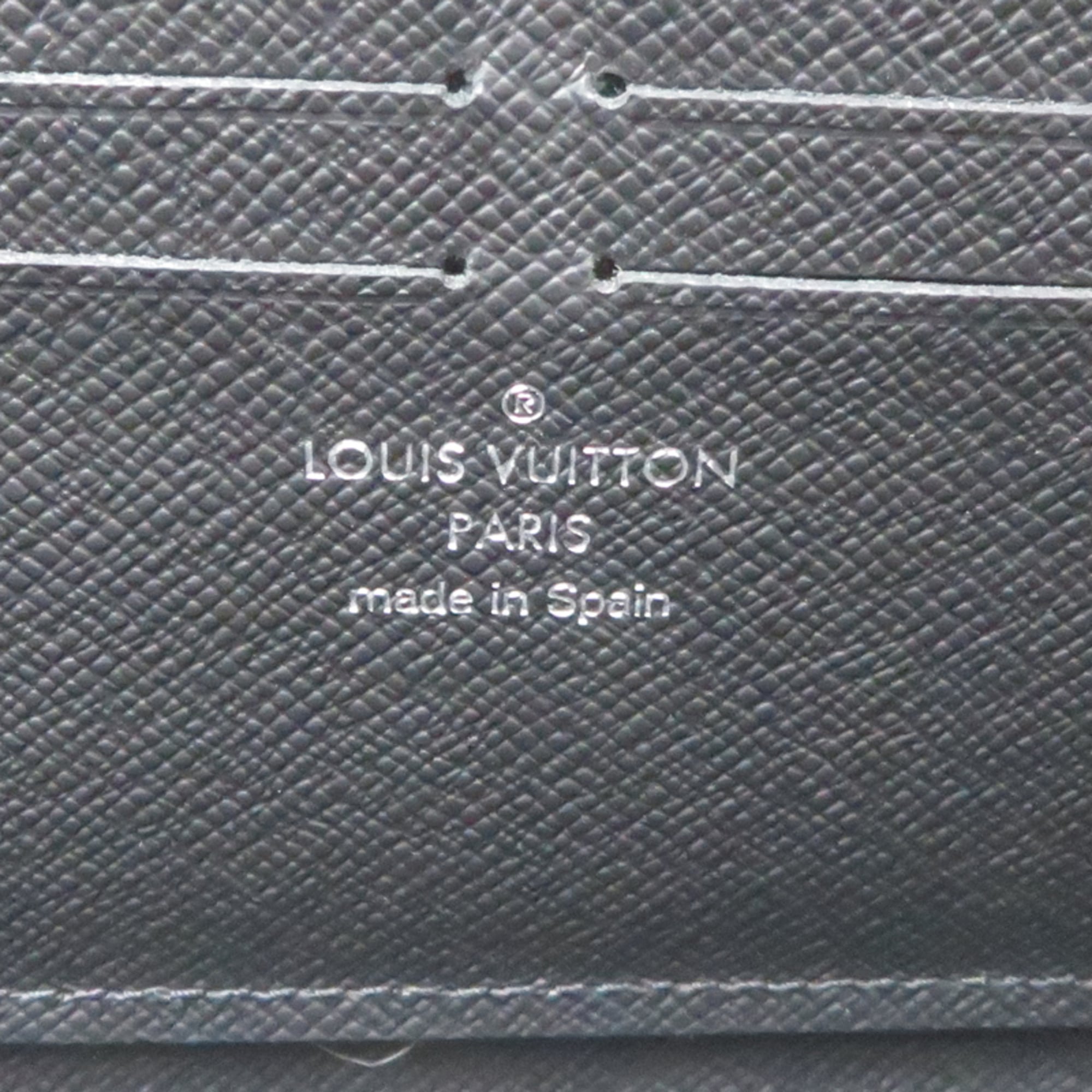 Louis Vuitton Black Damier Graphite Long Wallet