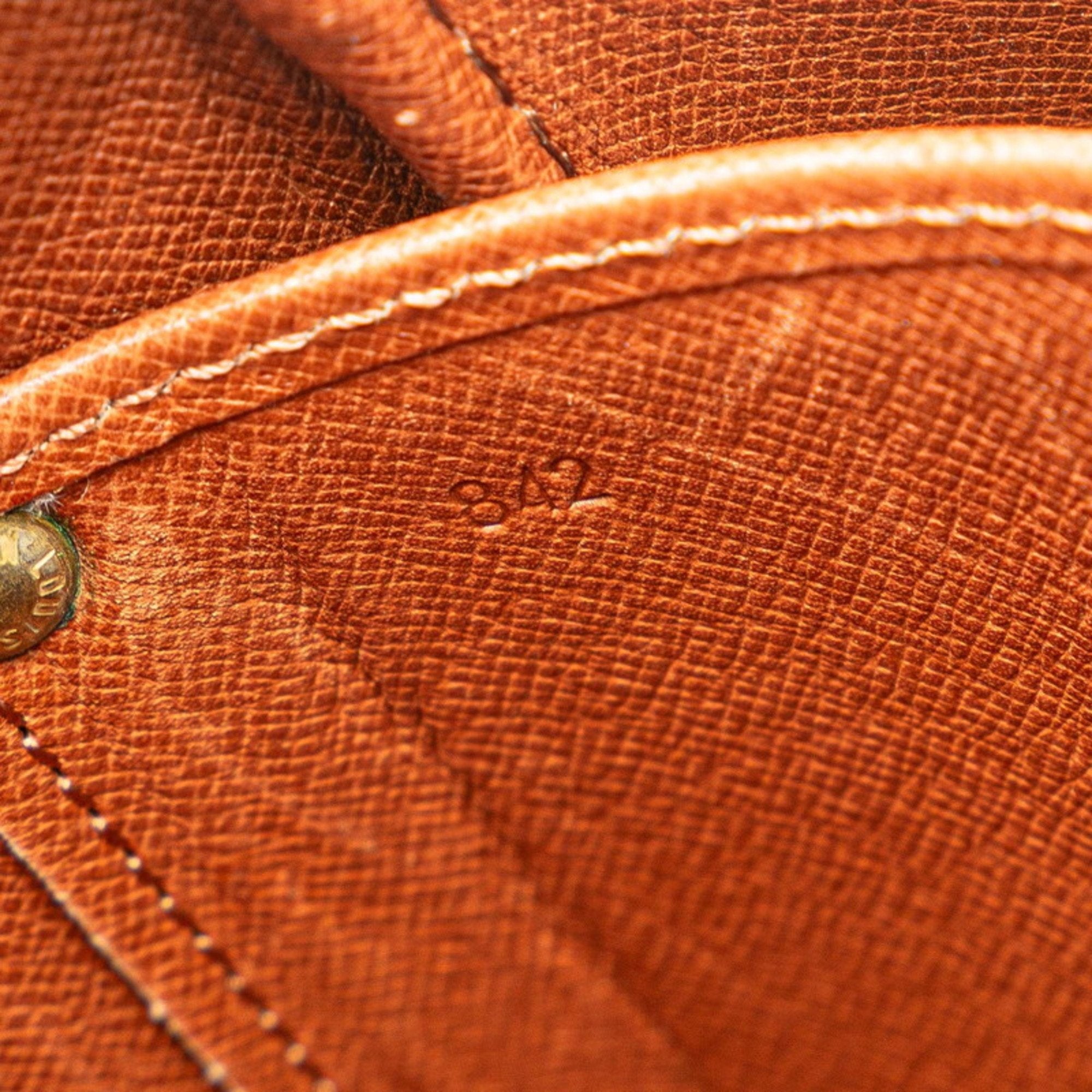 Louis Vuitton Brown Pvc Leather Shoulder Bag
