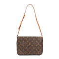 Louis Vuitton Brown Monogram Canvas Shoulder Bag