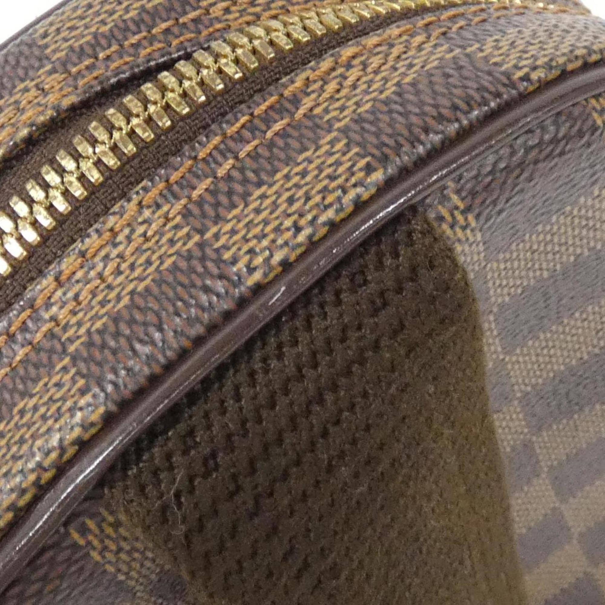 Louis Vuitton Brown Coated Canvas Pochette Shoulder Bag