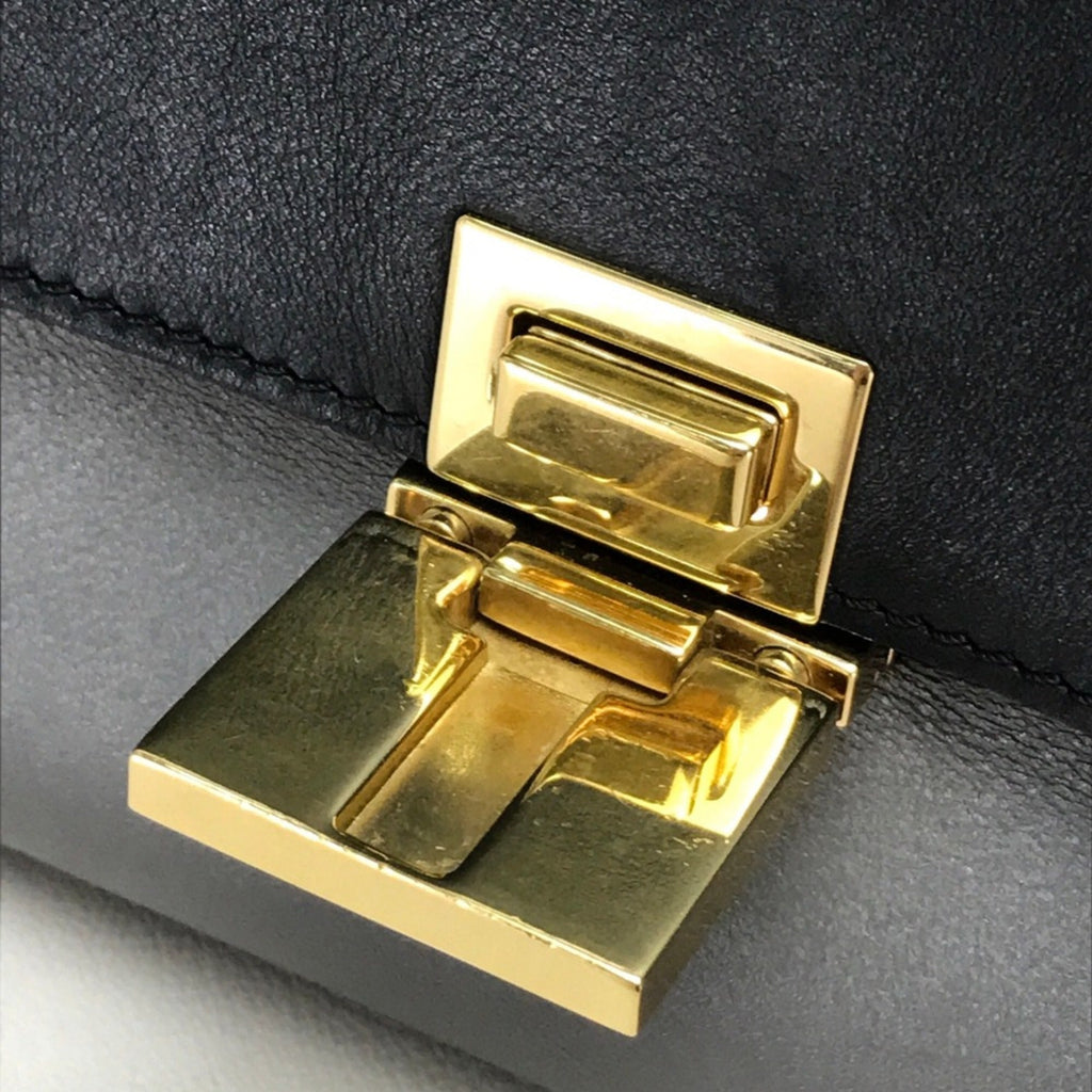 Celine Black Leather Shoulder Bag