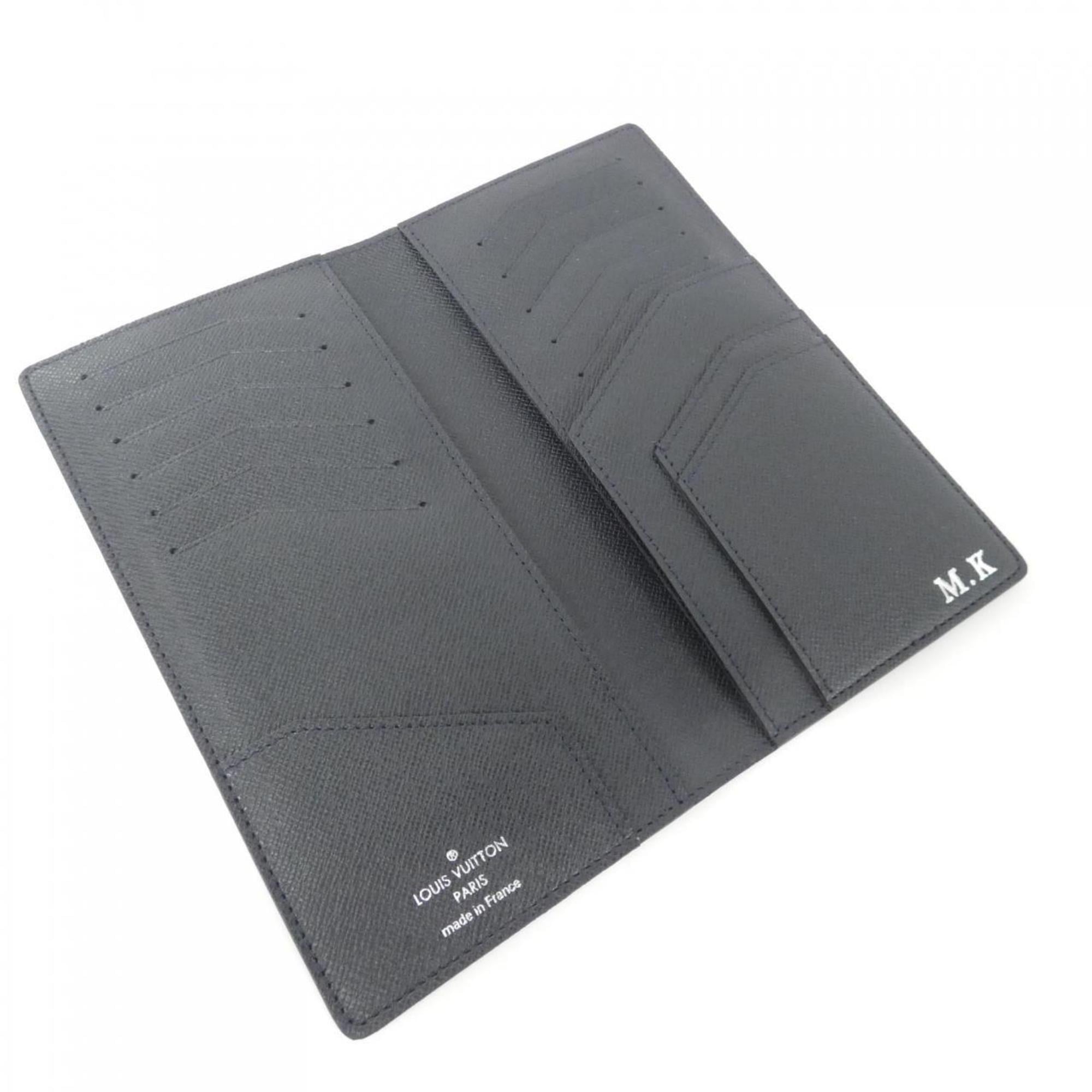 Louis Vuitton Taiga Boreal Leather Long Bill Wallet