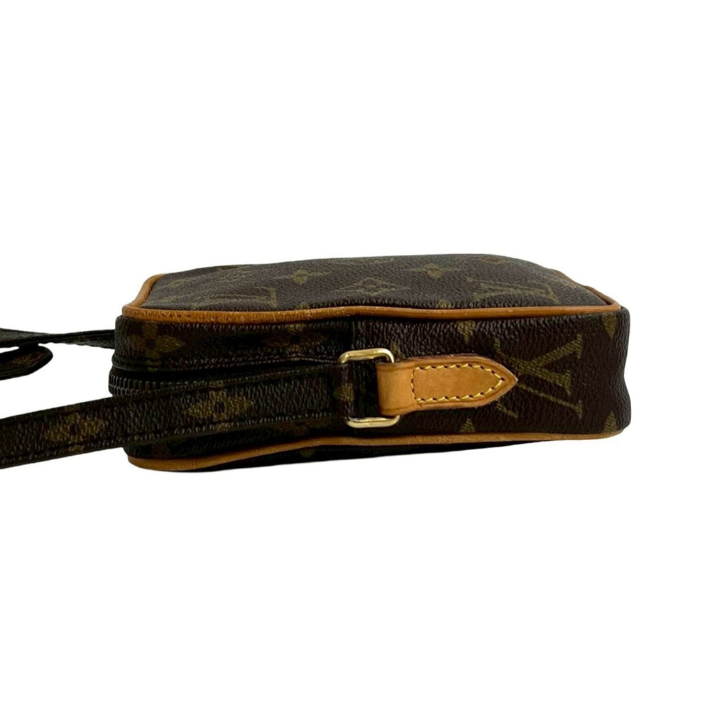 Louis Vuitton Brown Leather Pvc Pochette Shoulder Bag