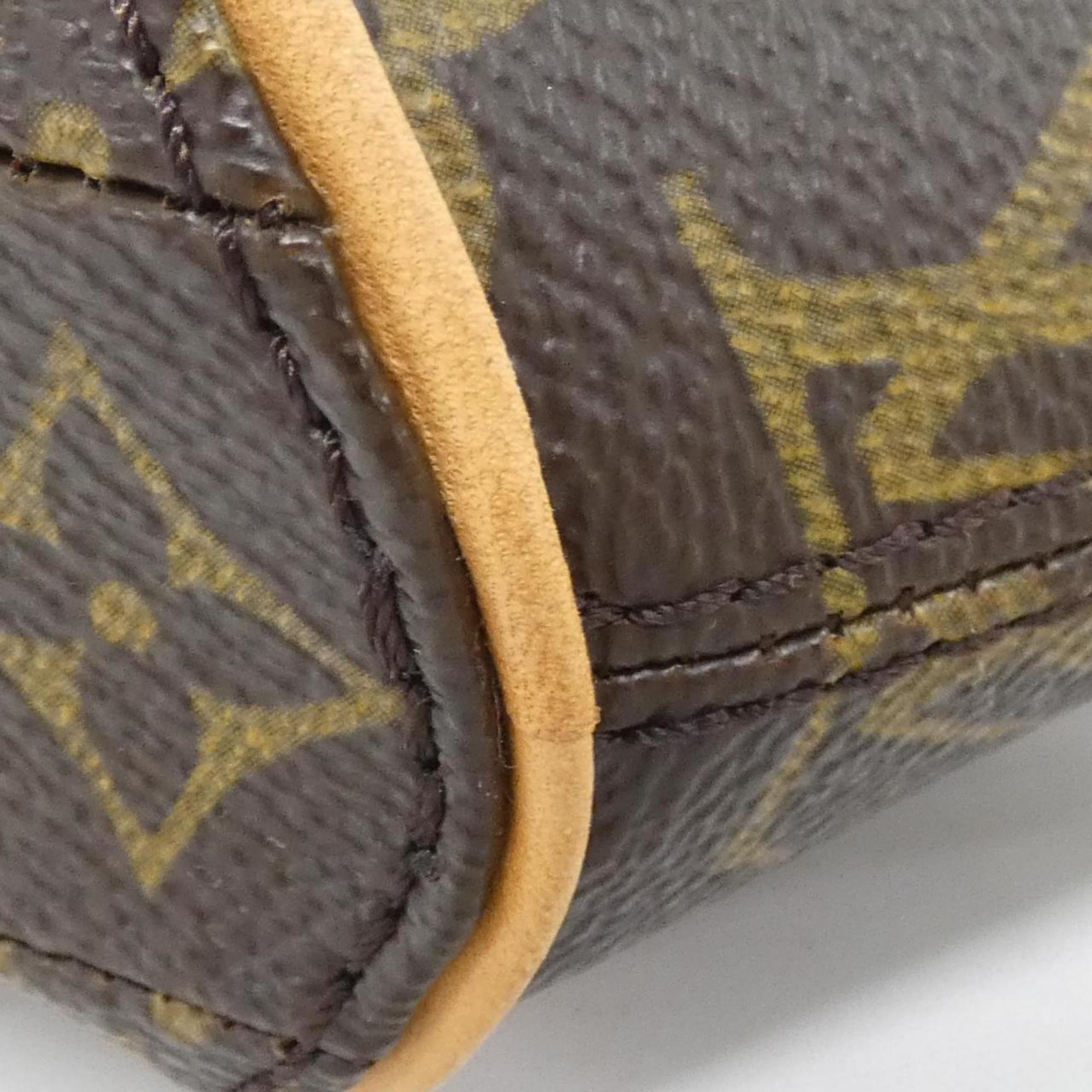 Louis Vuitton Brown Marron Coated Canvas Handbag