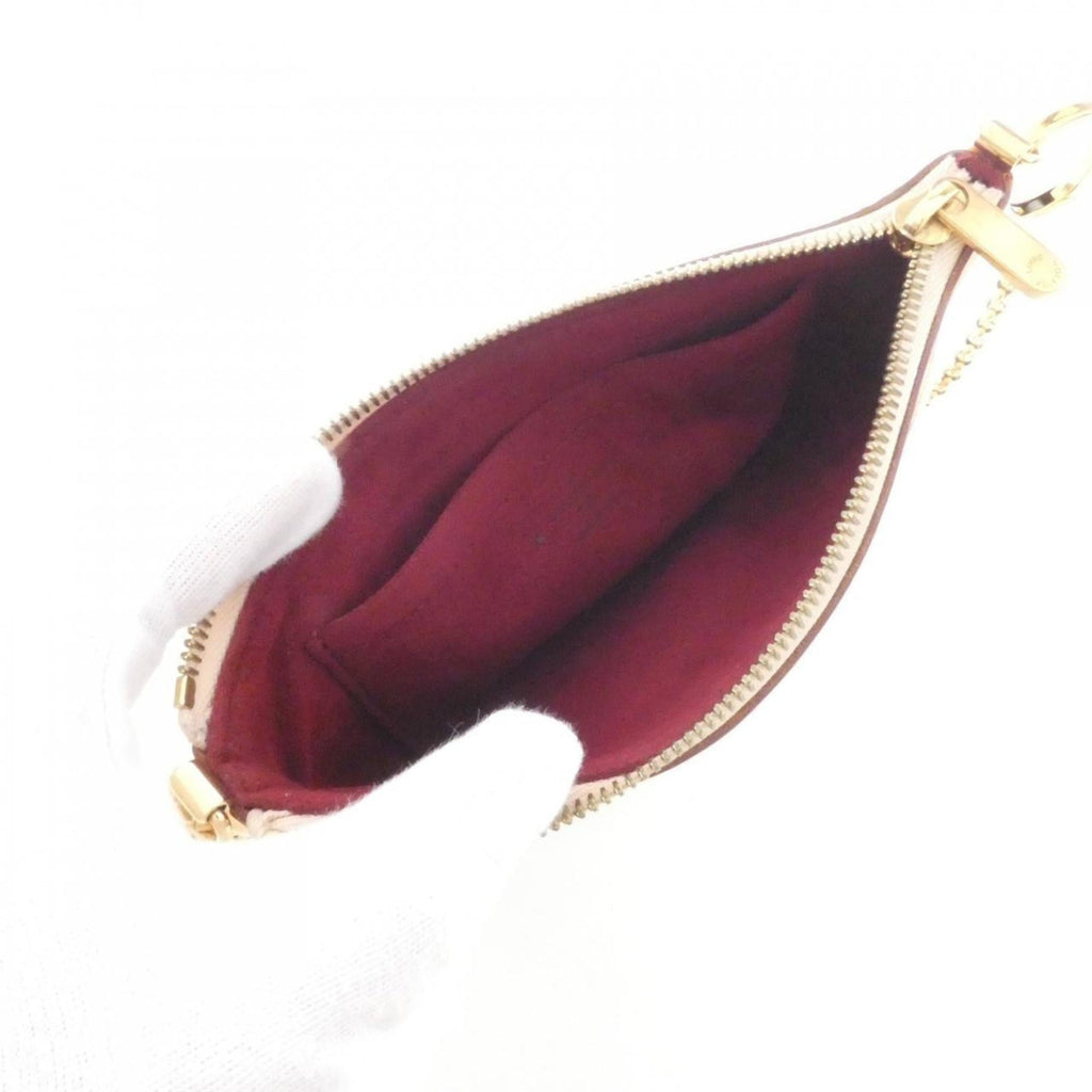 Louis Vuitton White Coated Canvas Pochette Pouch