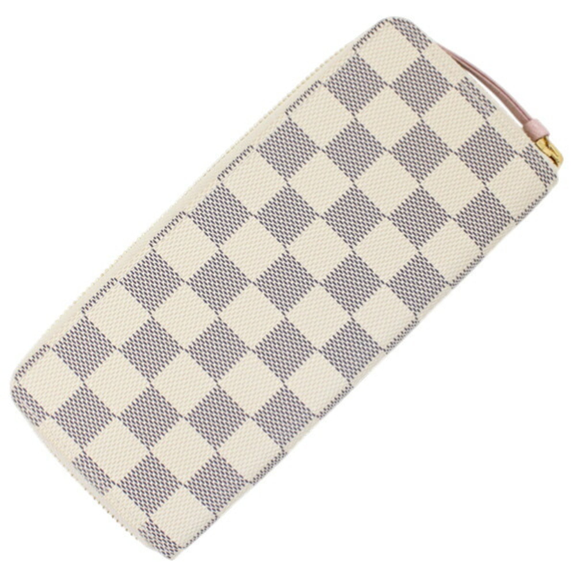 Louis Vuitton Damier Azur Rose Ballerine Damier Azur Long Wallet
