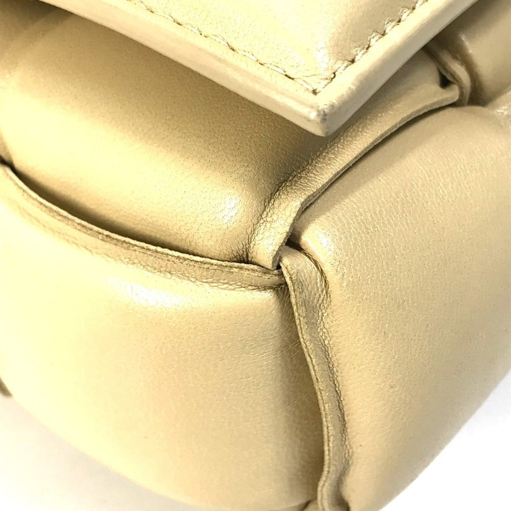 Bottega Veneta Beige Leather Shoulder Bag