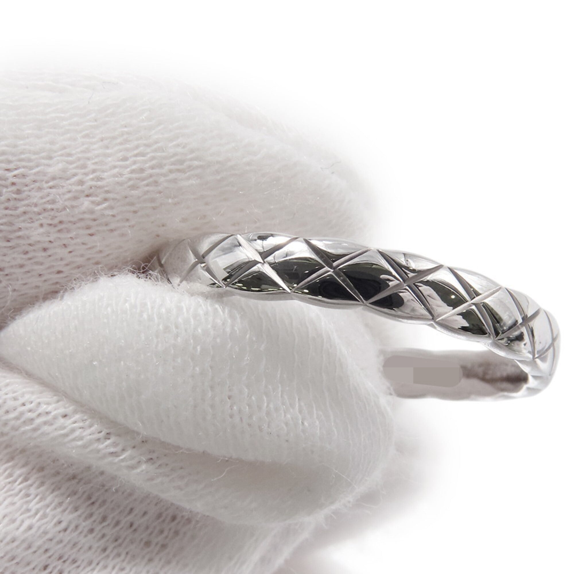 Chanel White Gold White Gold (18K) Band Ring