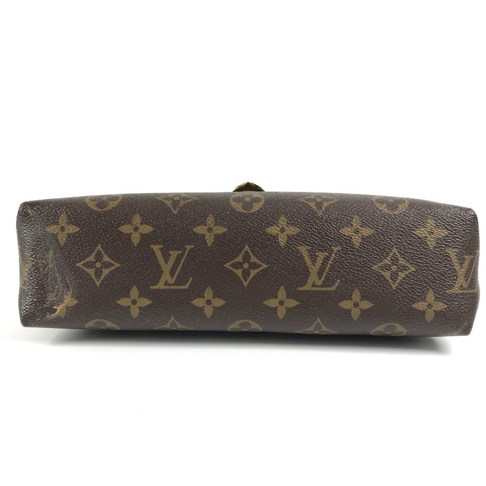 Louis Vuitton Brown Red Color Monogram Pochette Shoulder Bag