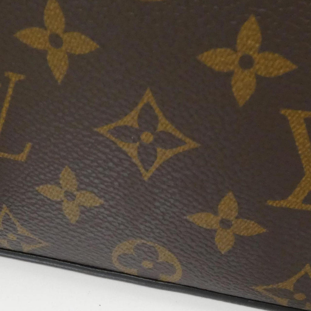 Louis Vuitton Brown Coated Canvas Shoulder Bag