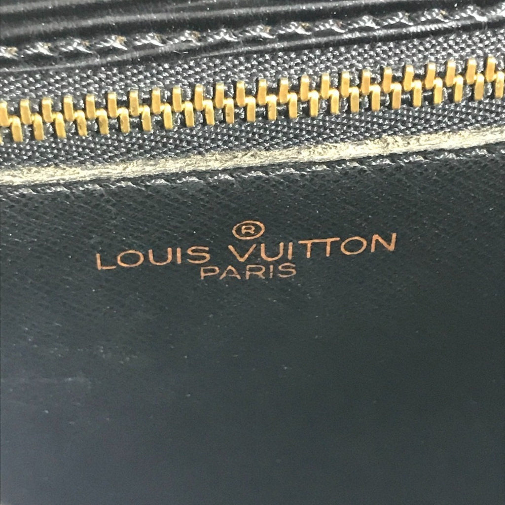 Louis Vuitton Black Noir Epi Leather Shoulder Bag