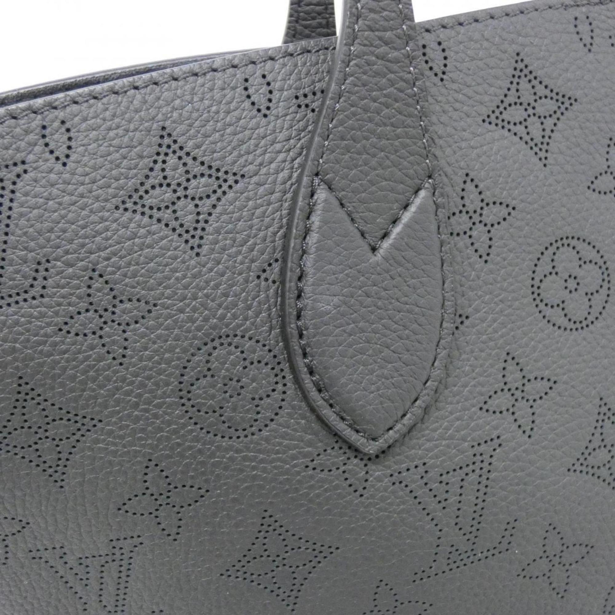 Louis Vuitton Black Leather Handbag Pouch