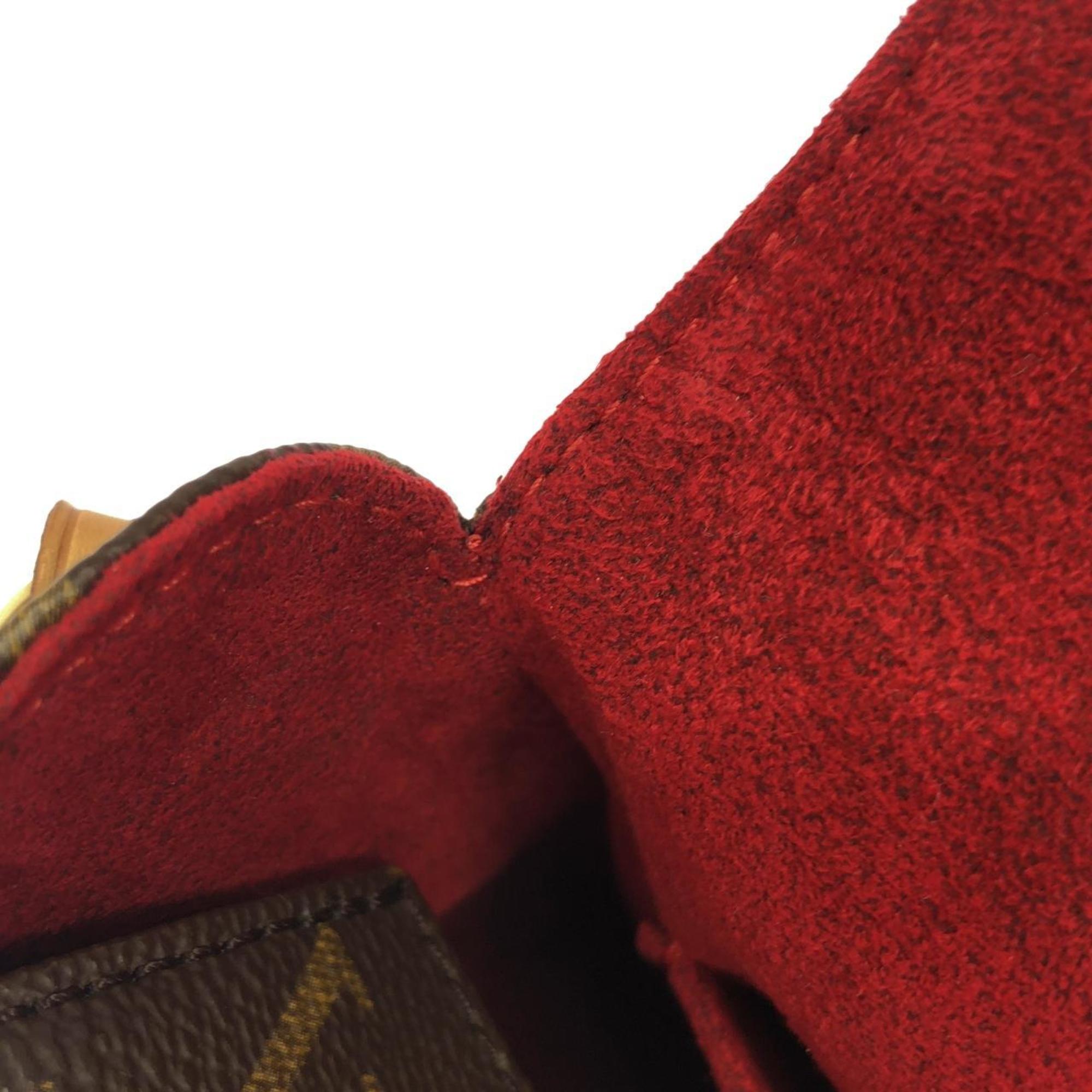 Louis Vuitton Brown Coated Canvas Handbag