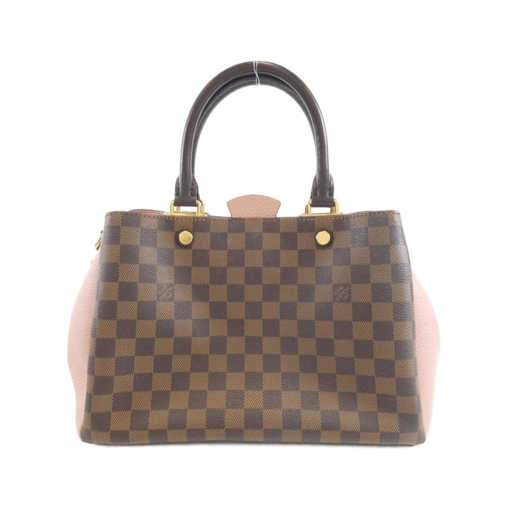 Louis Vuitton Damier Ebene Magnolia Coated Canvas Handbag