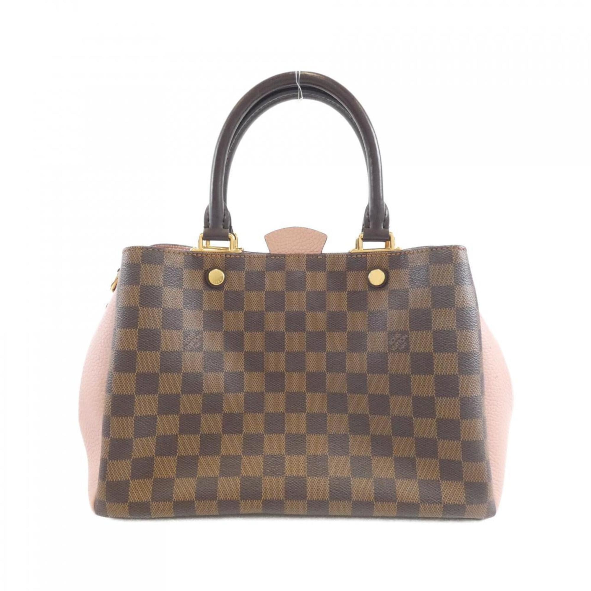 Louis Vuitton Damier Ebene Magnolia Coated Canvas Handbag
