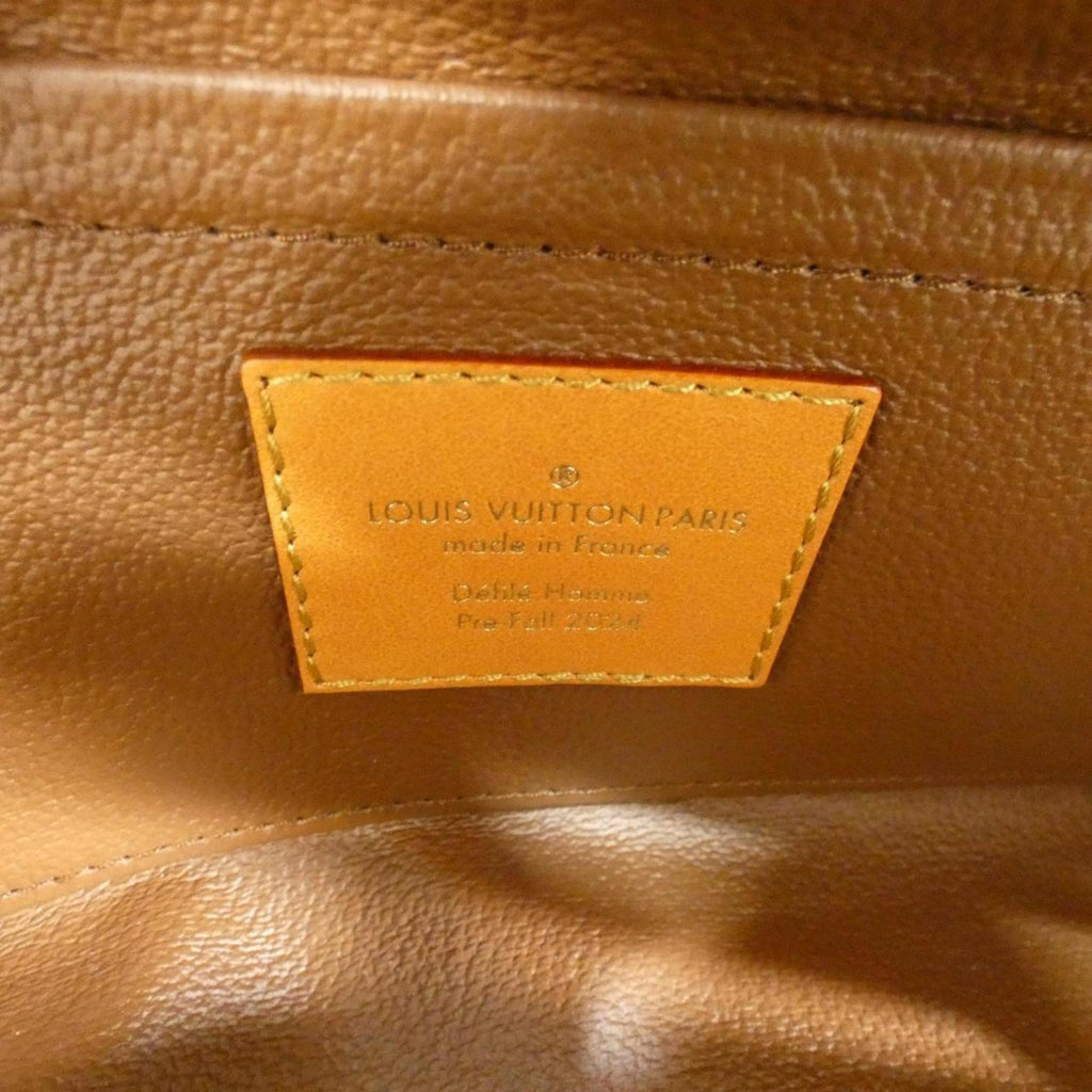 Louis Vuitton Marron Coated Canvas Pouch