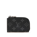 Louis Vuitton Black Noir Pvc Leather Coin Purse/Coin Case