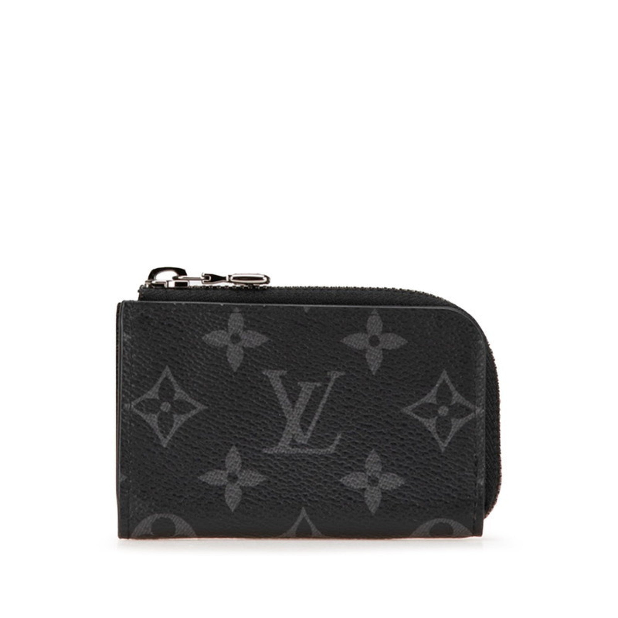 Louis Vuitton Black Noir Pvc Leather Coin Purse/Coin Case