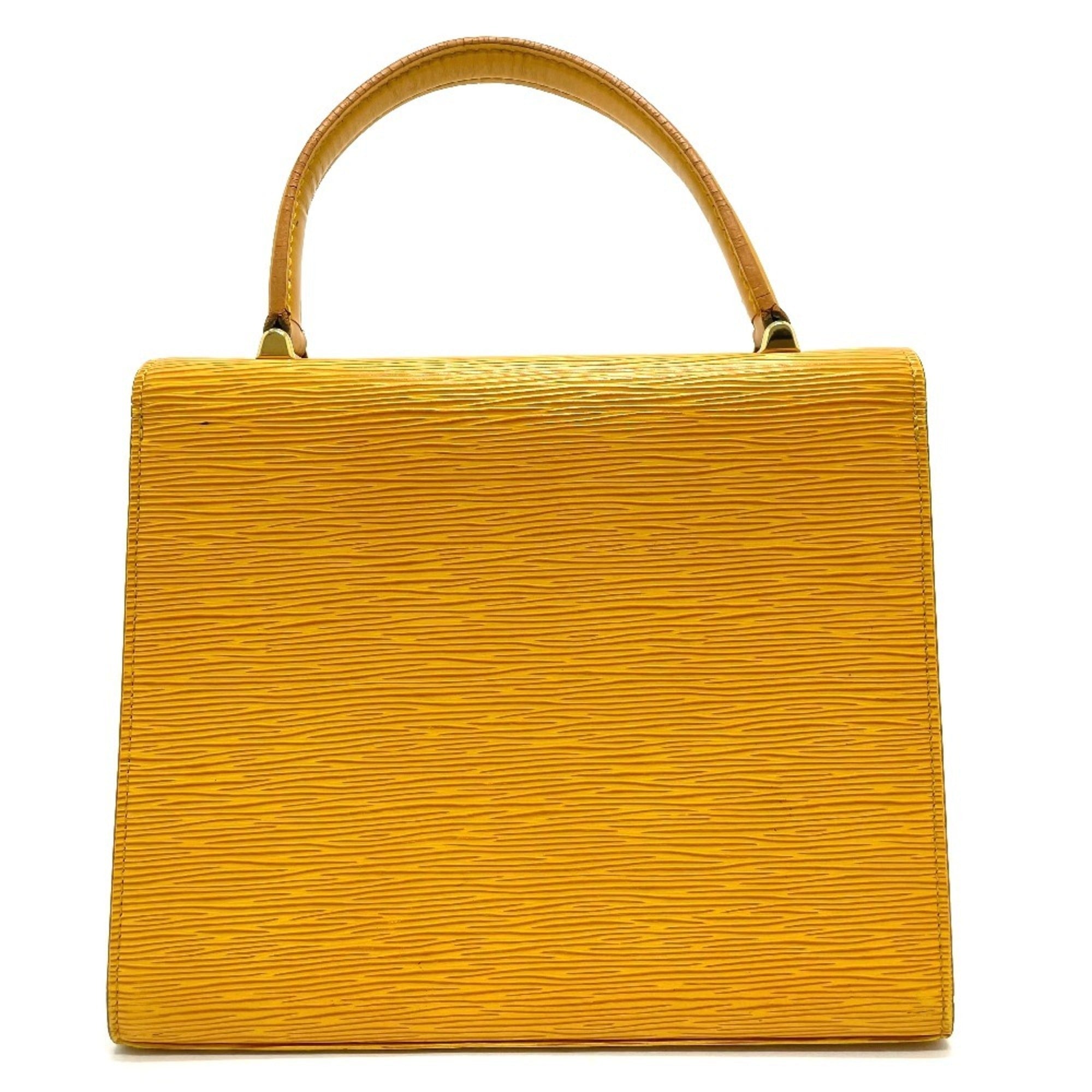 Louis Vuitton Epi Yellow Epi Leather Handbag