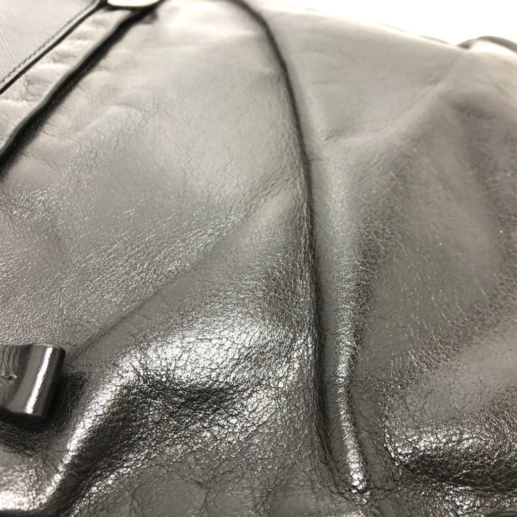 Prada Black Leather Shoulder Bag