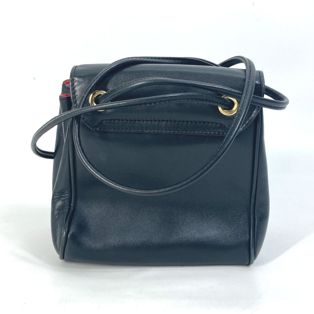 Christian Dior Black Leather Shoulder Bag (Pre-Owned)