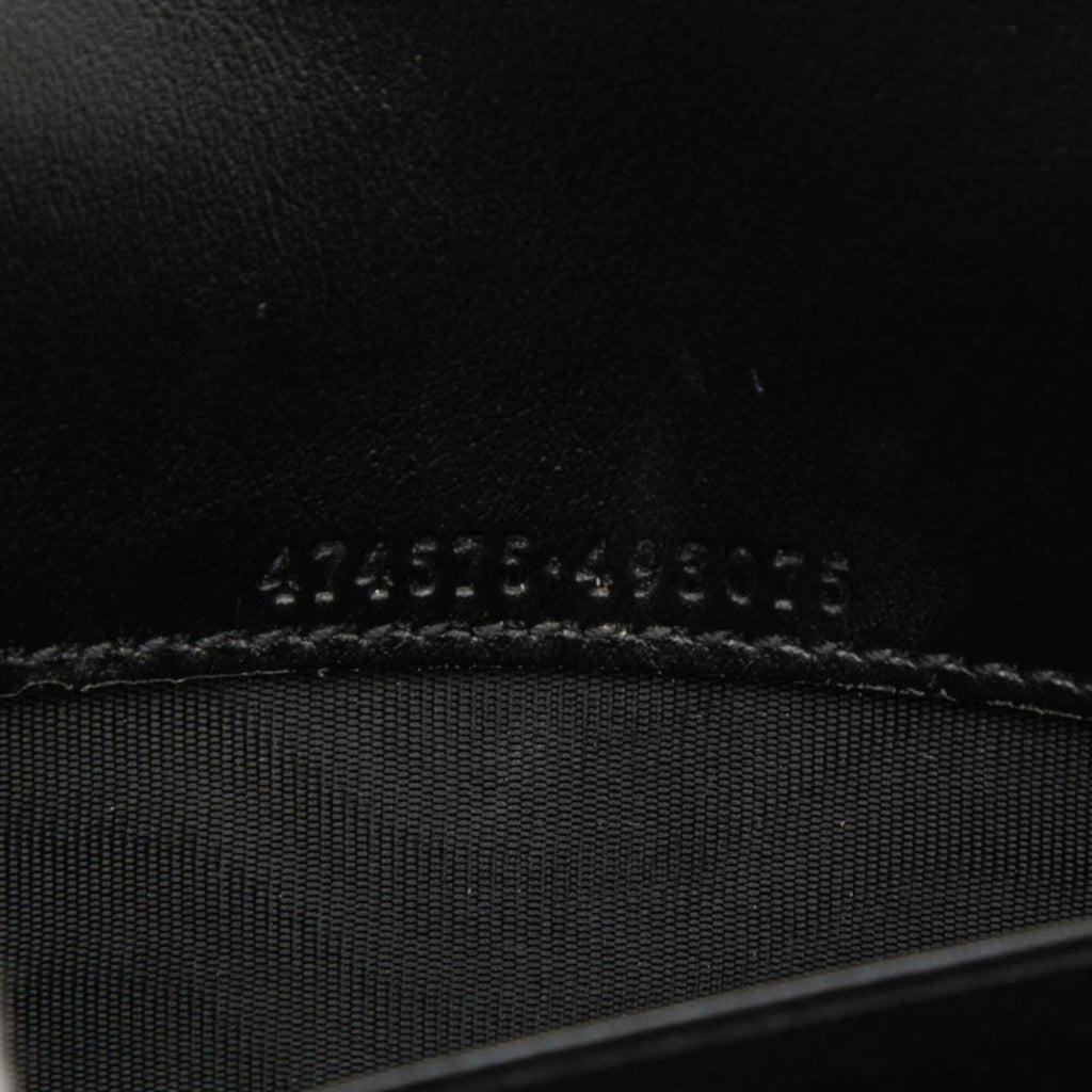 Gucci Black Leather Shoulder Bag (Pre-Owned)