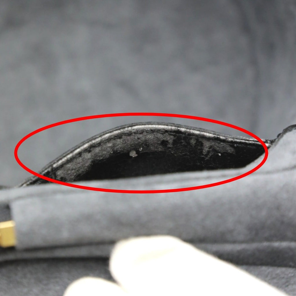Louis Vuitton Noir Epi Leather Handbag