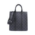 Louis Vuitton Black Coated Canvas Handbag