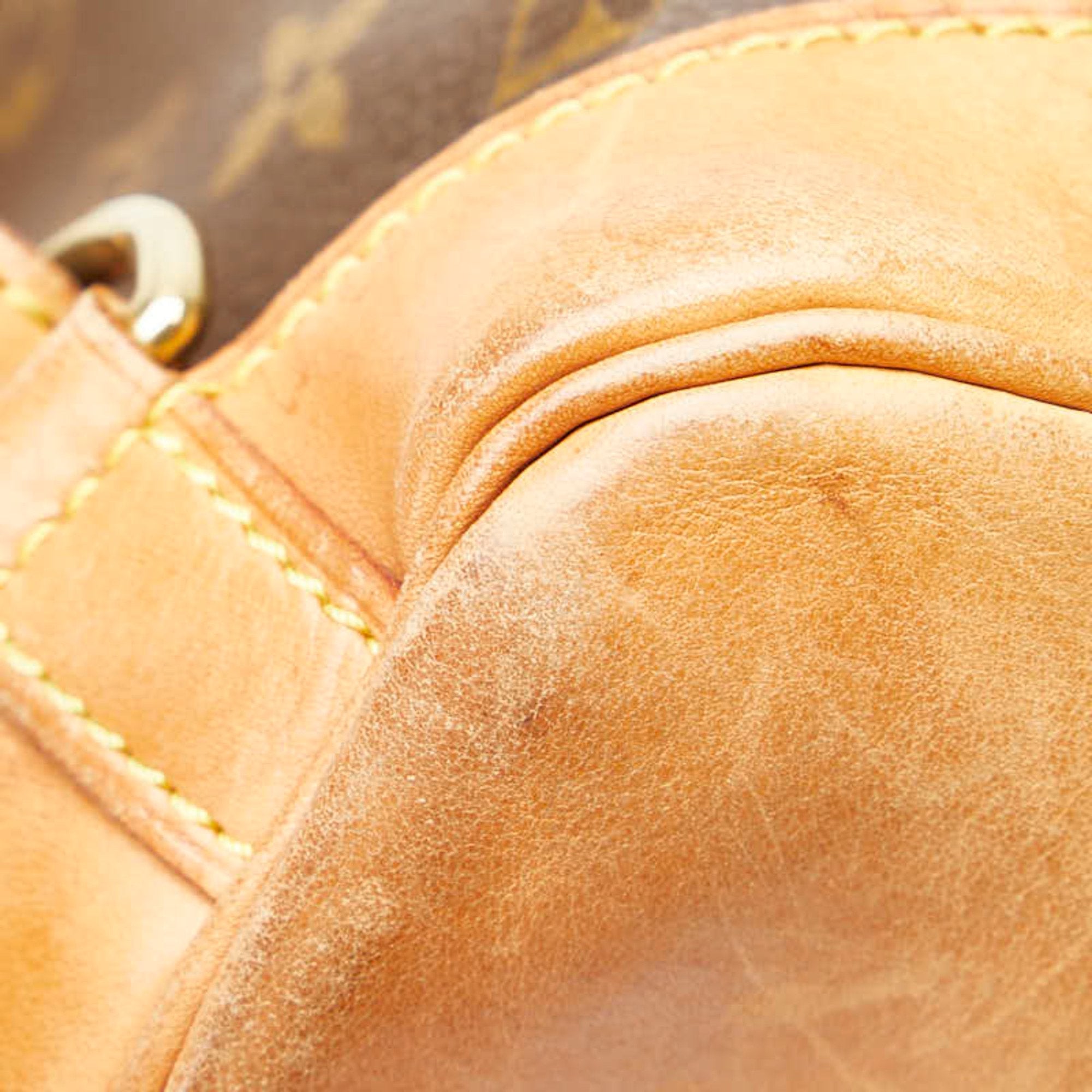 Louis Vuitton Brown Pvc Leather Backpack