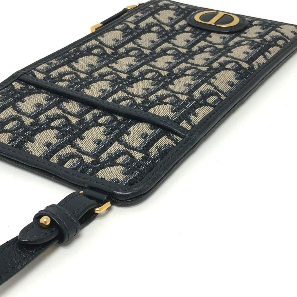 Christian Dior Navy Cloth Shoulder Bag (Pre-Owned)