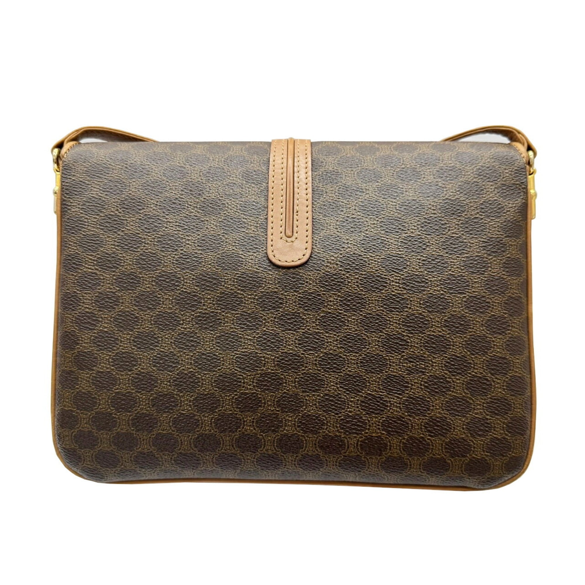 Celine Brown Pvc Shoulder Bag