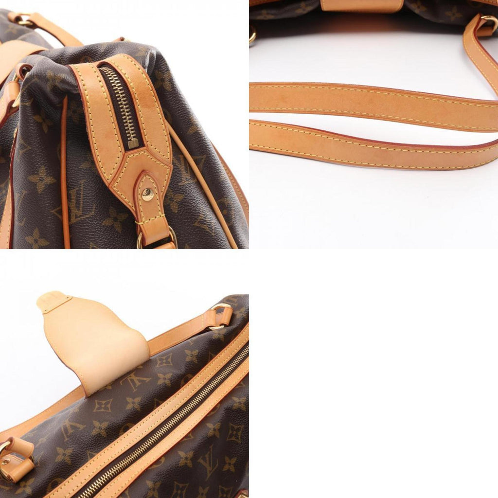 Louis Vuitton Brown Monogram Pvc Coated Canvas Leather Shoulder Bag