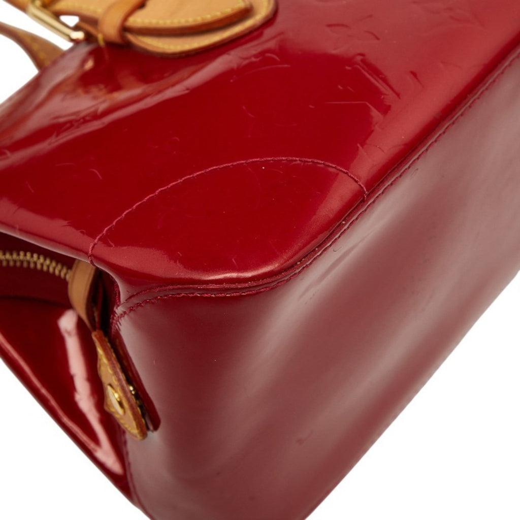 Louis Vuitton Pomme D'amour Red Color Patent Leather Handbag